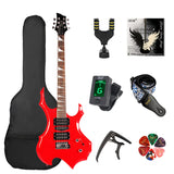IRIN 24 Frets Electric Guitar Maple Neck Flame