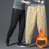 2023 Winter Lambswool Warm Pants Thicken Men Loose