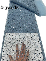 Luxury African Lace Fabric High Quality French Guipure