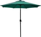 9' Patio Umbrella Outdoor Table Umbrella with 8