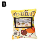 Cute Cat Snack Pillow Pudding Decorative, Stuffed Dolls