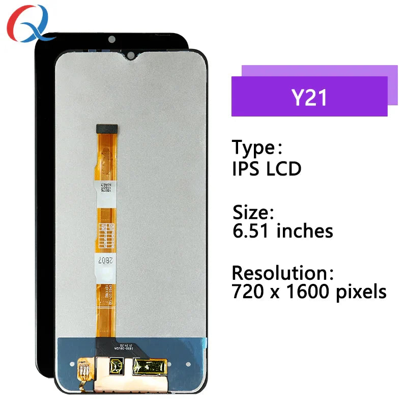 Original Pantalla for vivo Y21 Y21s lcd for
