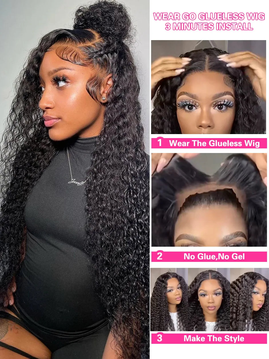 Wear And Go Glueless Human Hair Wig 13x6