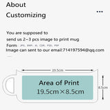 Customized Photos/Logo Printed DIY Coffee Mugs Personalized Tea