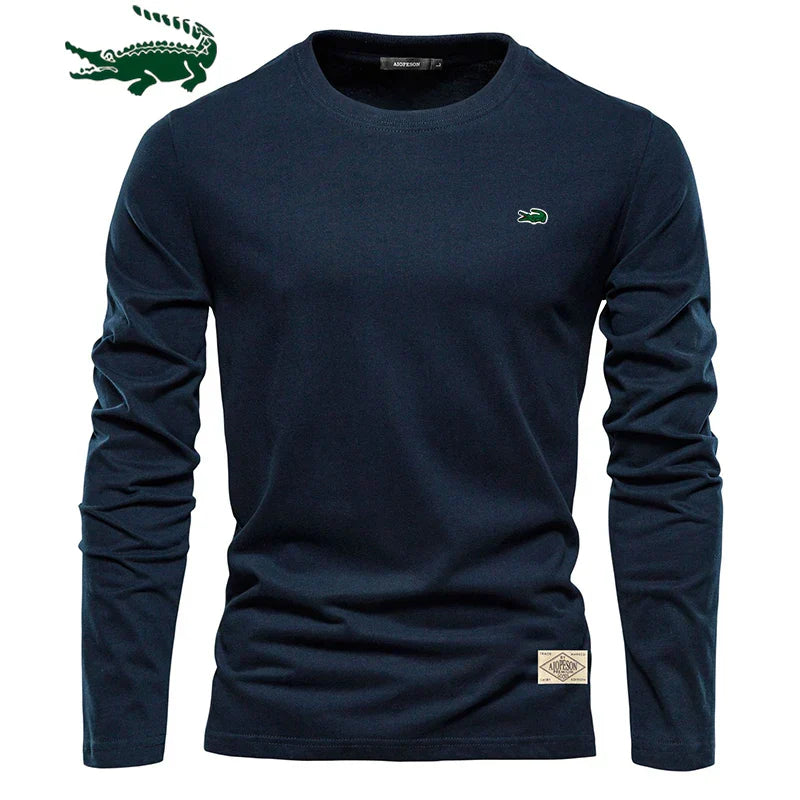 100% Cotton Long Sleeve T Shirt For Men