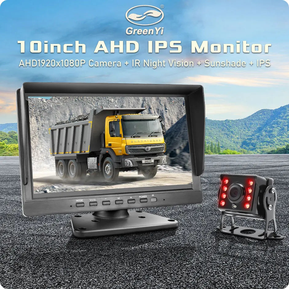 FHD 1920x1080P 10 Inch IPS Screen Truck Bus