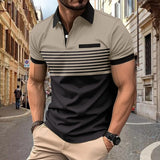 Summer 2024 New Men'S Polo Short Sleeve Lapel