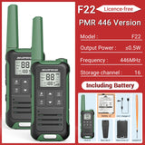 2pcs Baofeng F22 PMR FRS Walkie Talkie Type-c
