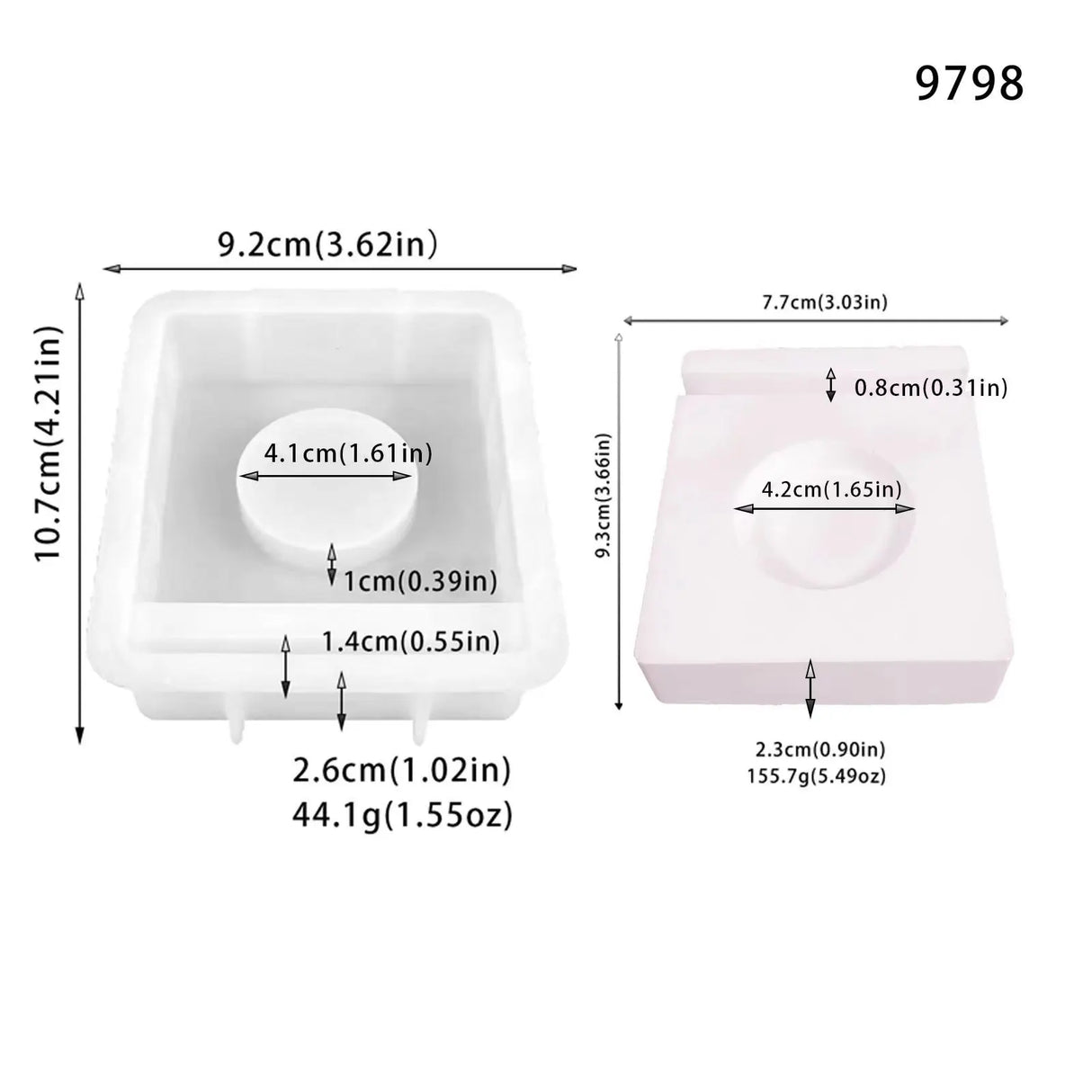Life Tree Sailing Fish Ornaments Candle Holder Silicone