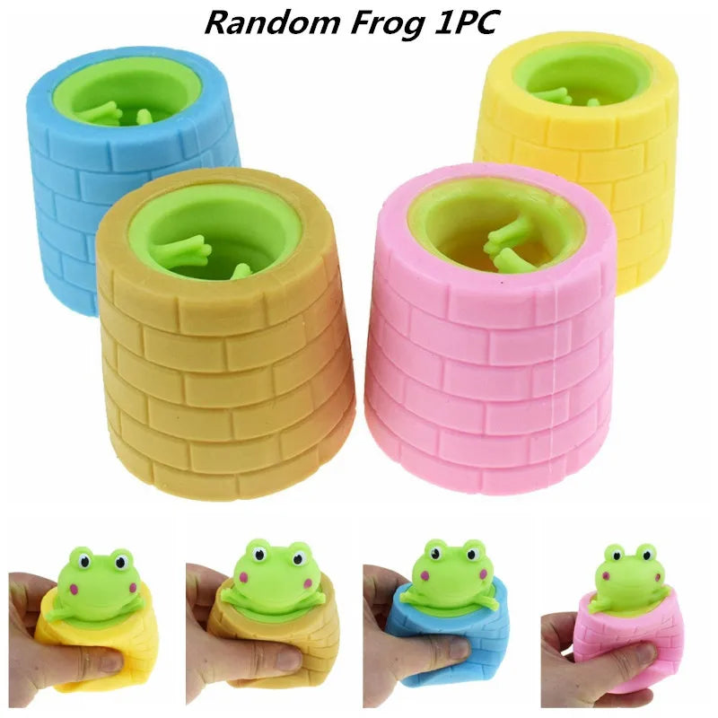 Funny Pumpkin Squirrel Astronaut Block Squeeze Anti-stress Toy