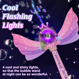 Bubble Wands for Kids Girls Light Up LED