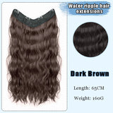 AS-Part Synthetic Clip In Hair Extension Long Thick