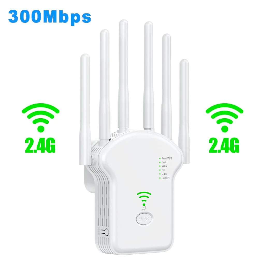 1200Mbps Wireless WiFi Repeater WiFi Signal Repeater Dual-Band