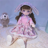 BJD Girl Dolls 30cm Kawaii Points Joint Movable