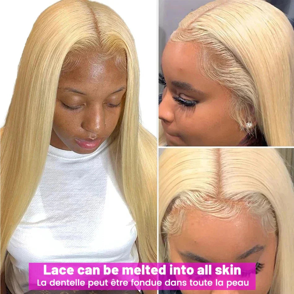 13x6 13x4 613 Blonde Color Lace Front Human