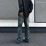 Flared Jeans for Men Wide Leg Street Summer