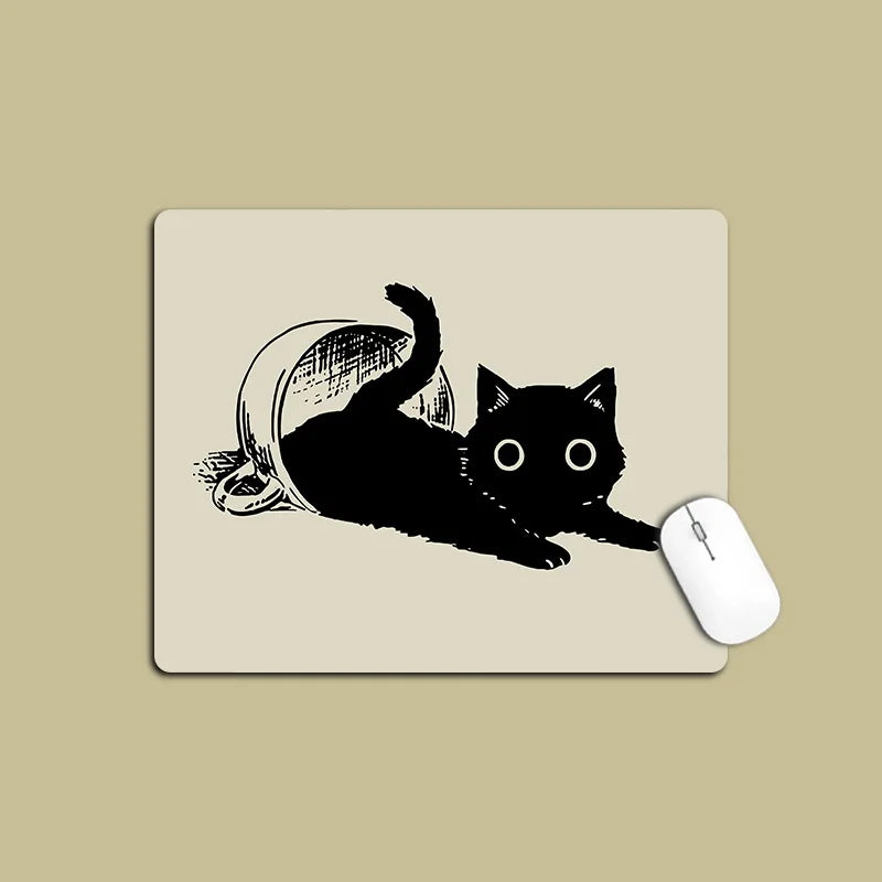 Mouse Mat Cat Mause Pad Cute Cartoon Gaming
