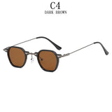 Small Punk Sunglasses For Men Vintage Steampunk Sunglasses