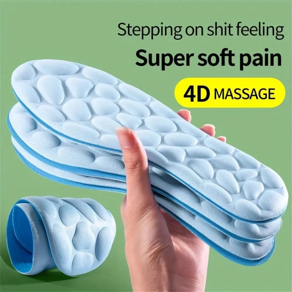 Massage Memory Foam Insoles For Shoes Sole Breathable