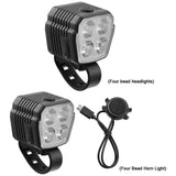 LED Bike Front Light Bicycle Light USB Charging