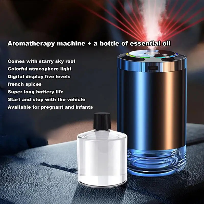 5 Modes Scent Air Car Aroma Humidifier Auto