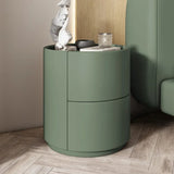 Italian Luxury Nightstands Minimalist Round Nordic Organizers Side