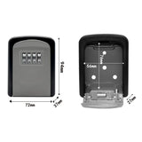 Mini Key Lock Box Wall Mounted Alloy Safe