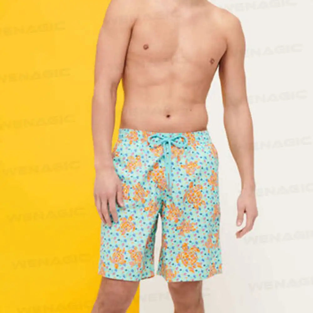 New Summer Men Swimwear Swim Trunks Beach Board