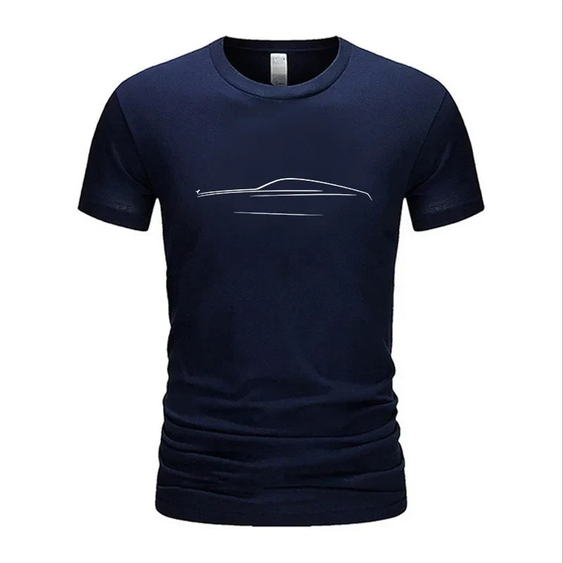 2024 New Men's Casual Top Short sleeved T-shirt