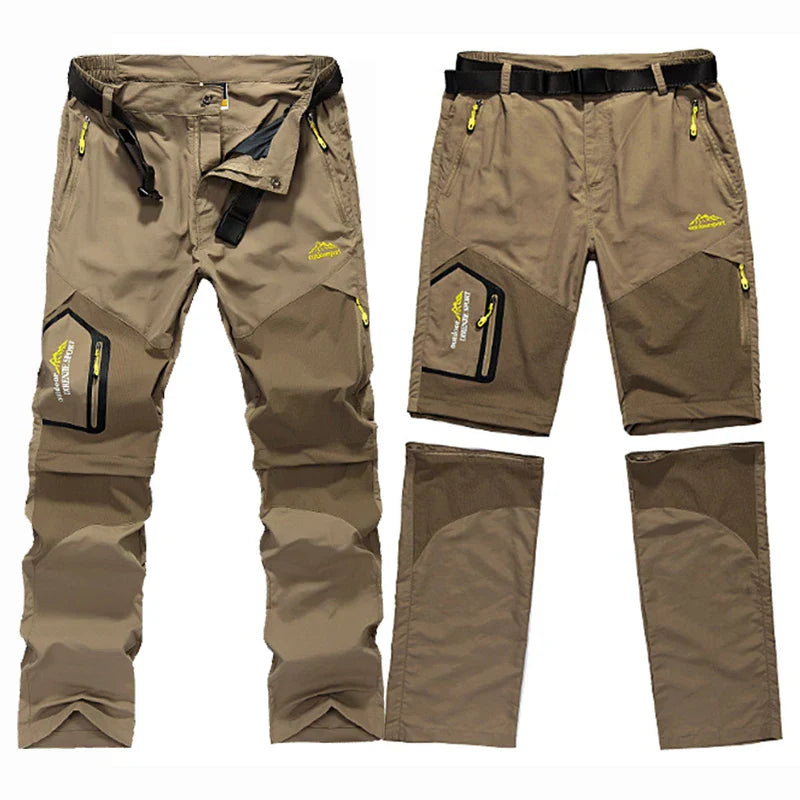 6XL Men Summer Hiking Pants Outdoor Lightweight Tactical