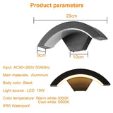 Moden waterproof outdoor wall lamp PIR motion sensor