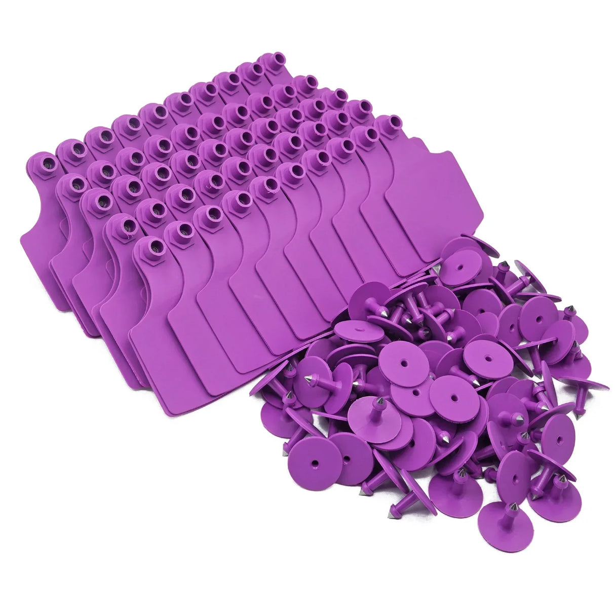 100Pcs Animal Cow Ear Tag Identification Card Label