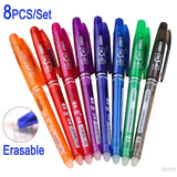 DELVTCH Erasable Gel Pen 0.7mm 0.5mm Bullet Tip
