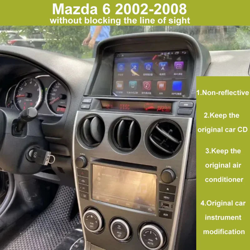 NAVISTART Car Radio for Mazda 6 GPS Navigation