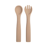 Food Grade Baby Soft Silicone Spoon Fork Set