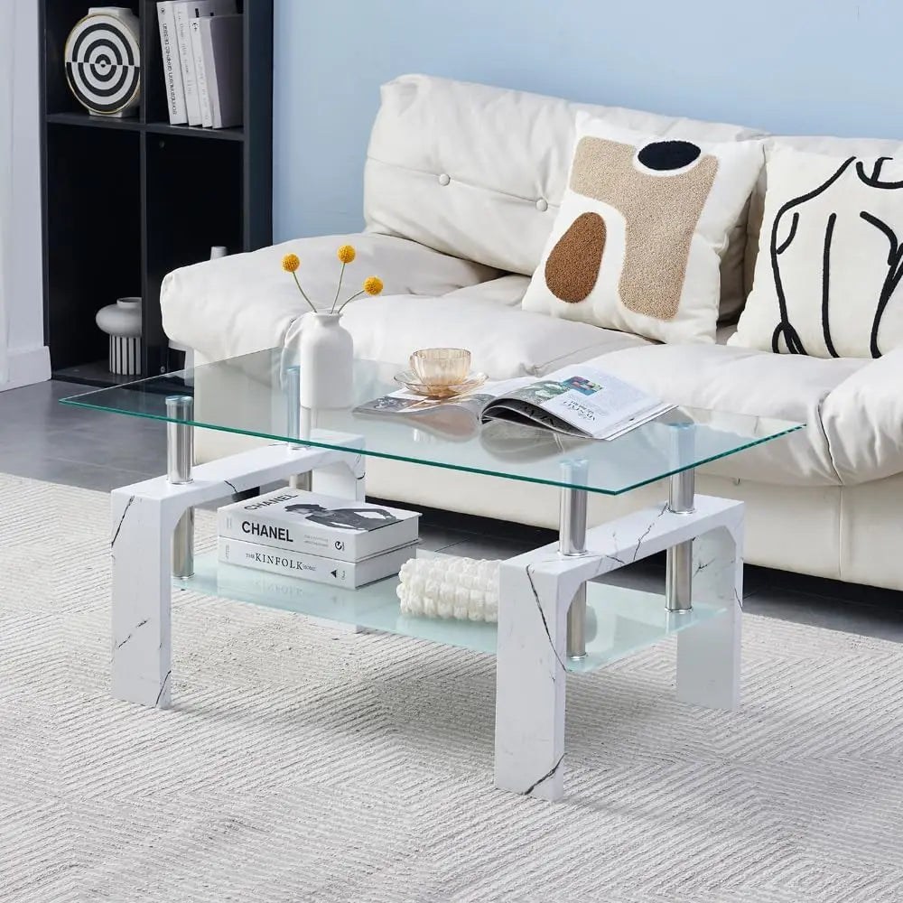 Living Room Rectangle Coffee Table, Tea Table Suitable