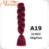 6 Pcs 24" Jumbo Synthetic Braids Hair Extensions