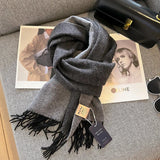 Highquality Australian Wool 100 Solid Color Women's Scarves