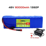 48V 60Ah High Capacity 13S2P 18650 Li-ion Battery