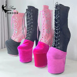 Shoe Protectors 20cm Platform Boots Durable Suede Protector