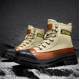 Shoes for Men Outdoor Male Booties 2023 Canvas