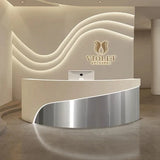 Shop Counter Tables Reception Desk Luxury Lectern White
