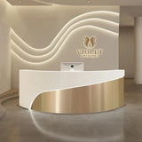 Shop Counter Tables Reception Desk Luxury Lectern White