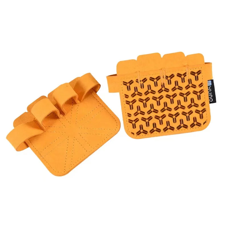 Silica Gel Anti-Skid Leather Weight Lifting Hand Guard