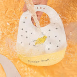 Silicone Babi Bib Waterproof Saliva Dripping Banana Bibs