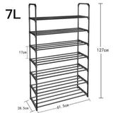Simple Multilayer Shoe Rack Assembly Shoe Cabinets Reinforced