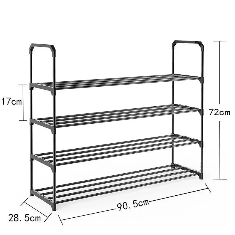 Simple Multilayer Shoe Rack Assembly Shoe Cabinets Reinforced