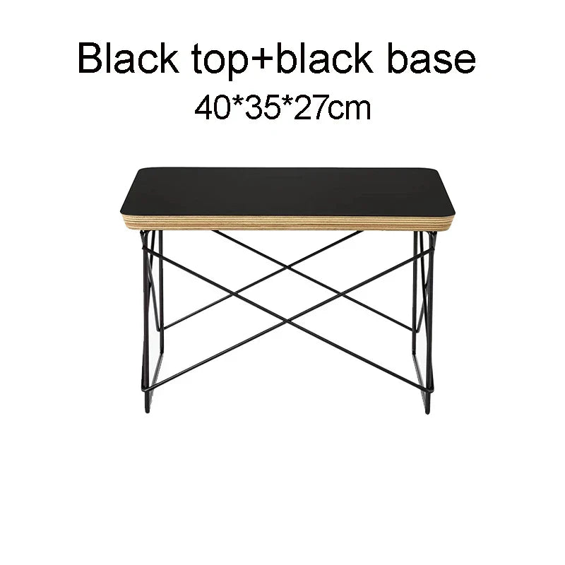 Small Sidetable LTR Low Table Plywood Rectangle Top