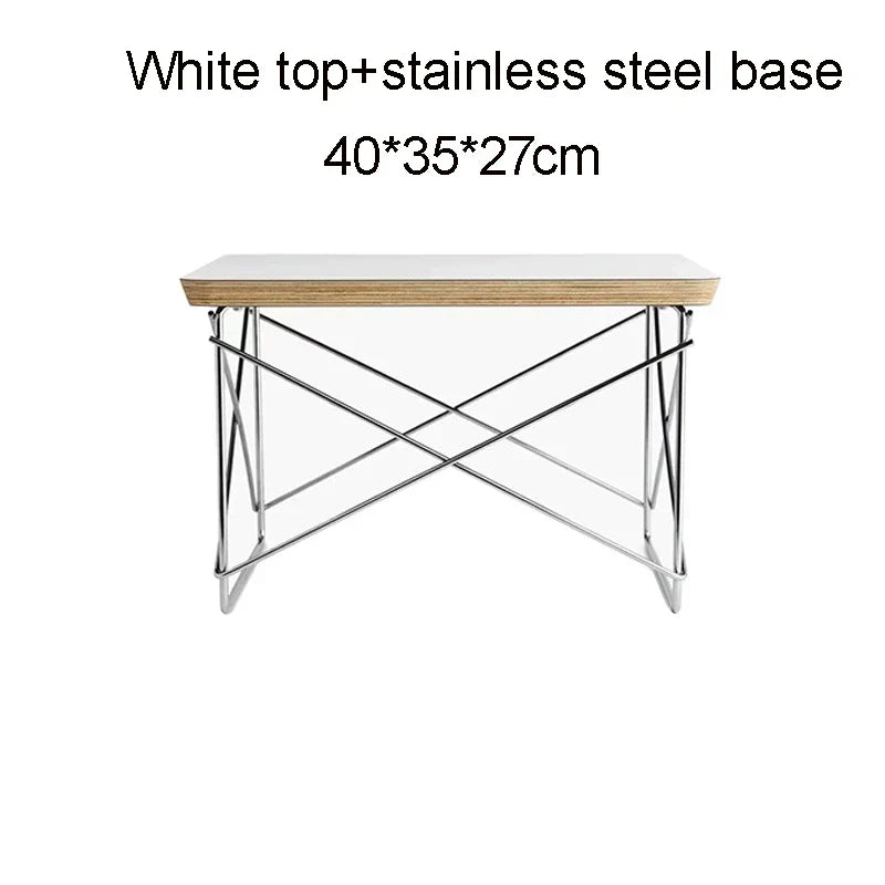 Small Sidetable LTR Low Table Plywood Rectangle Top