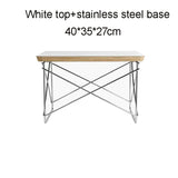 Small Sidetable LTR Low Table Plywood Rectangle Top